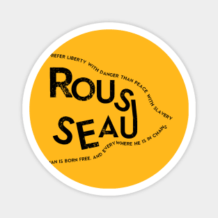 Jean-Jacques Rousseau Quote Magnet